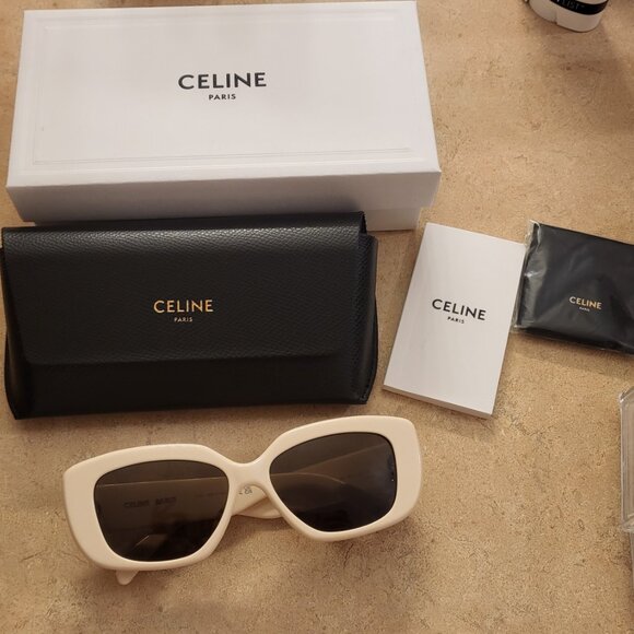 CELINE SUNGLASSES IVORY - Picture 2 of 3